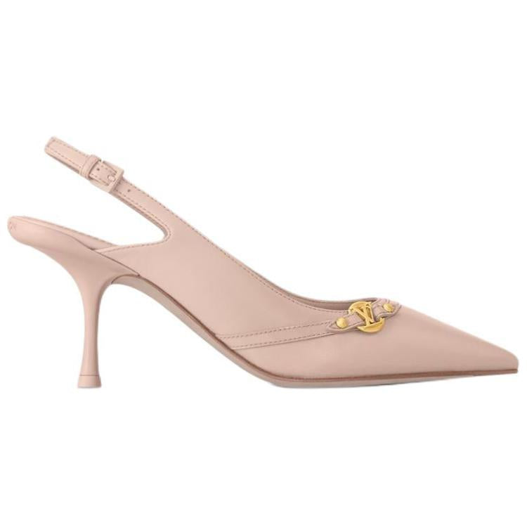 LOUIS VUITTON 6Am Slim Heel High Heels 5.5cm Women's Pink