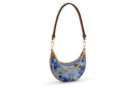 LOUIS VUITTON Loop Bag Floral Pattern Blue