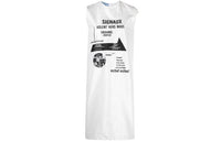 PRADA Taffeta Graphic Print Dress