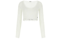 MIU MIU Crop Tops Women's White