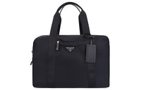 PRADA Re Nylon Fabric Luggage Bag Handbag Tubas Men's Black