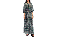 CHANEL SS23 Long-Sleeved Dresses Women's Green