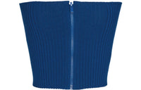 SAINT LAURENT Strapless Tops Women's Blue