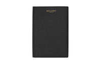 SAINT LAURENT Calfskin Passport Holder Men's Black