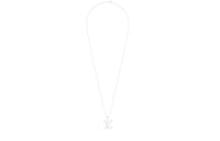 LOUIS VUITTON Lv Large Pendant White Gold And Diamonds