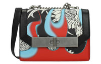 PRADA Leather Shoulder Bag Women's Multicolor