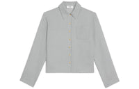 CELINE Shirts Women's Gray Blue