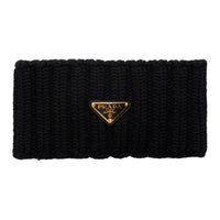 PRADA Wool Hair Bands Women's Black