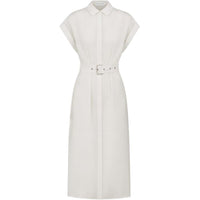 DIOR Short-Sleeved Dresses Women's White