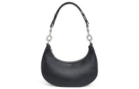 CELINE AVA Smooth Cow Leather Crossbody Bag Shoulder Bag Women's Black