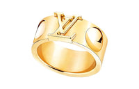 LOUIS VUITTON Empreinte Large Ring Yellow Gold