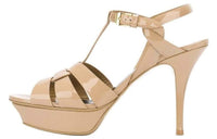 SAINT LAURENT Tribute One Strap Sandals 10.5cm Women's Brown