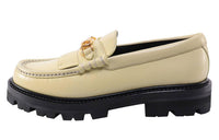 CELINE Chunky Heel Medium Heel Shoes Women's Yellow