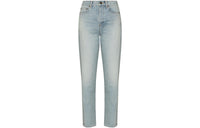 SAINT LAURENT Acid-wash Straight-leg Jeans