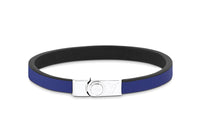 LOUIS VUITTON Cow Leather Wristband Men's Blue