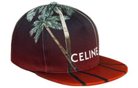 CELINE Baseball Caps Unisex Red/Black