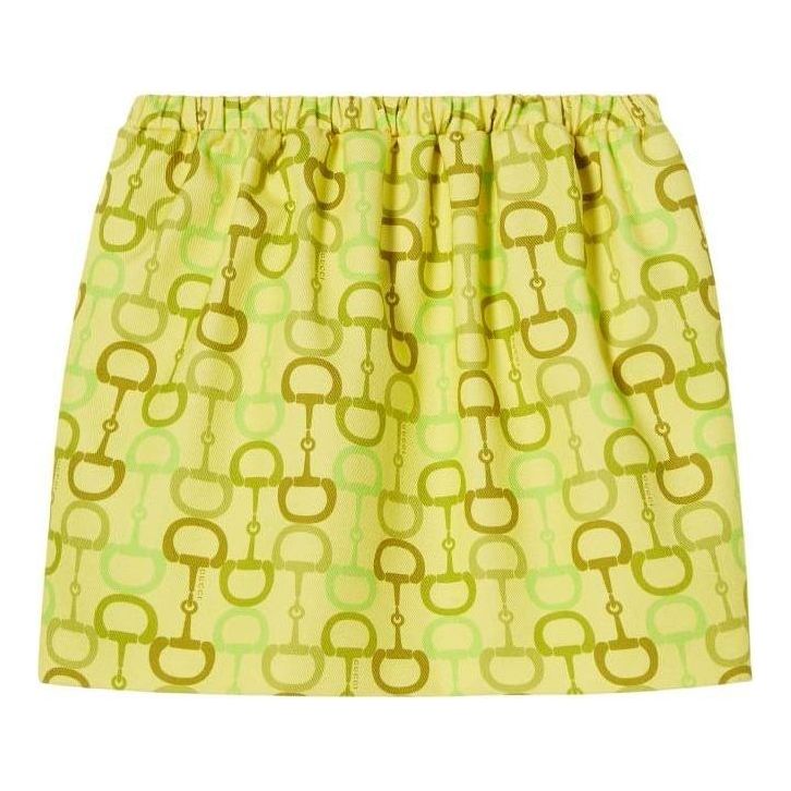(WMNS) Gucci Printed Mini Skirt 'Lime Green' 832799-ZAS9M-3003