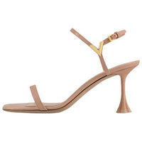 LOUIS VUITTON Blossom Strap Sandals 7.5cm Women's Nude