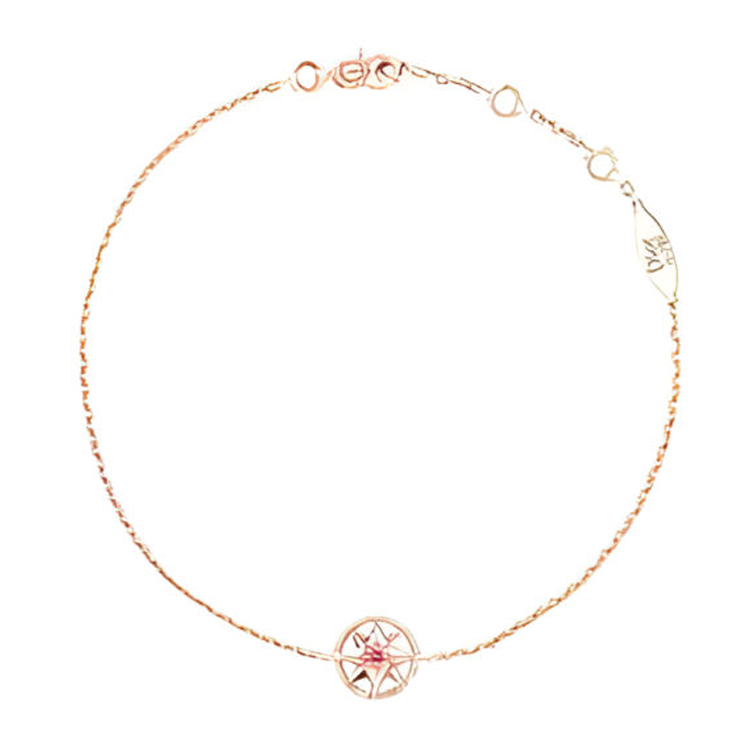 DIOR 18k Gold Sapphire Bracelets Women's Rose Gold