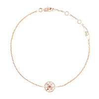 DIOR 18k Gold Sapphire Bracelets Women's Rose Gold
