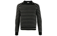 SAINT LAURENT Striped Virgin Wool Jumper