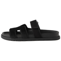 HERMES Chypre Slide Slippers Women's Black