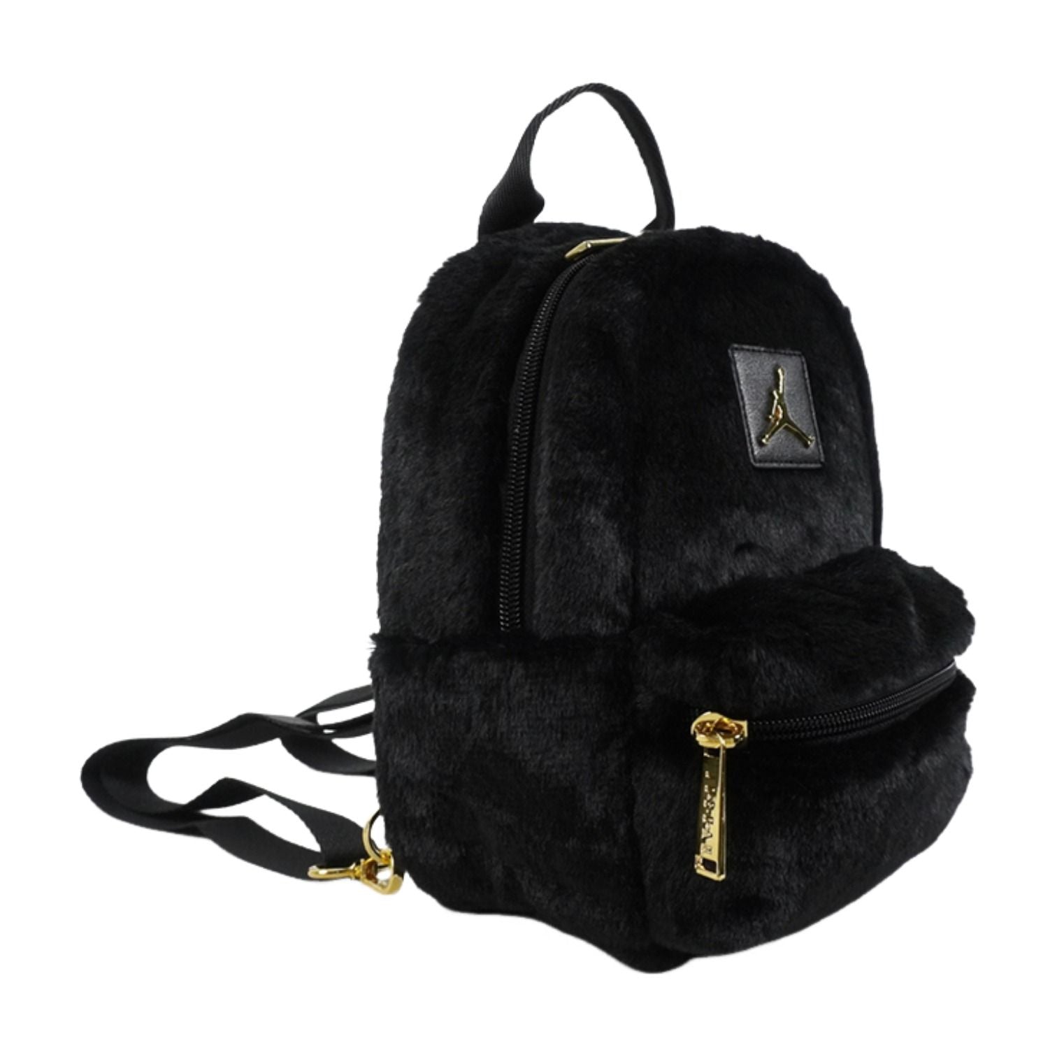 (WMNS) Jordan Faux Fur Mini 'Black Gold' HV8004-010