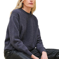 HERMES Cashmere Sweater Women's Blue