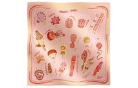HERMES Silk Scarves Women's Pink