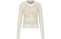 DIOR FW23 Cashmere Sweater Women's Ecru