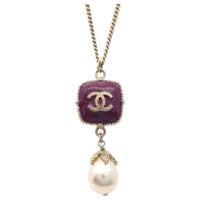 CHANEL Pre-Owned 2008 CC Faux-pearl Necklace