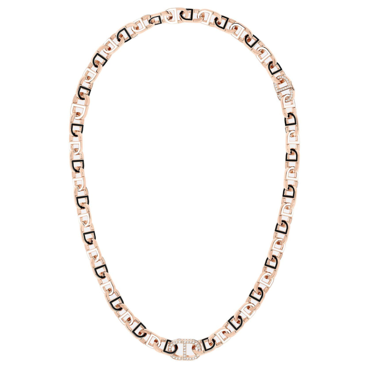 DIOR 18K Rose Gold Necklaces Women's Rose Gold