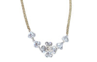 CHANEL Necklaces Women's Silver White