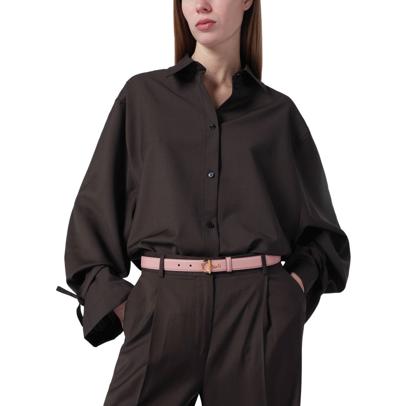 (WMNS) Gucci Thin Belt with Half-Horsebit Buckle 'Pink' 836993-AAEC2-5712