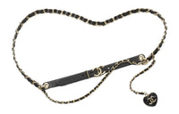 CHANEL Waist Chains Women's Black