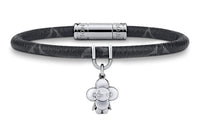 LOUIS VUITTON Canvas Wristbands Unisex Black