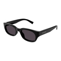 SAINT LAURENT Logo print Rectangle frame Sunglasses