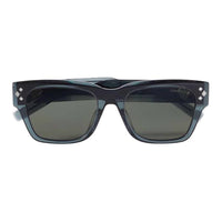 DIOR Acetate Metal Square Sunglasses Men's Dark Blue