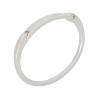 SAINT LAURENT Metal Bangles Unisex Silver
