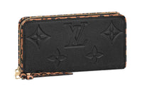 LOUIS VUITTON Zippy Wallet Wild At Heart Black