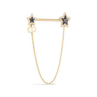 DIOR Metal Brooches Unisex Gold