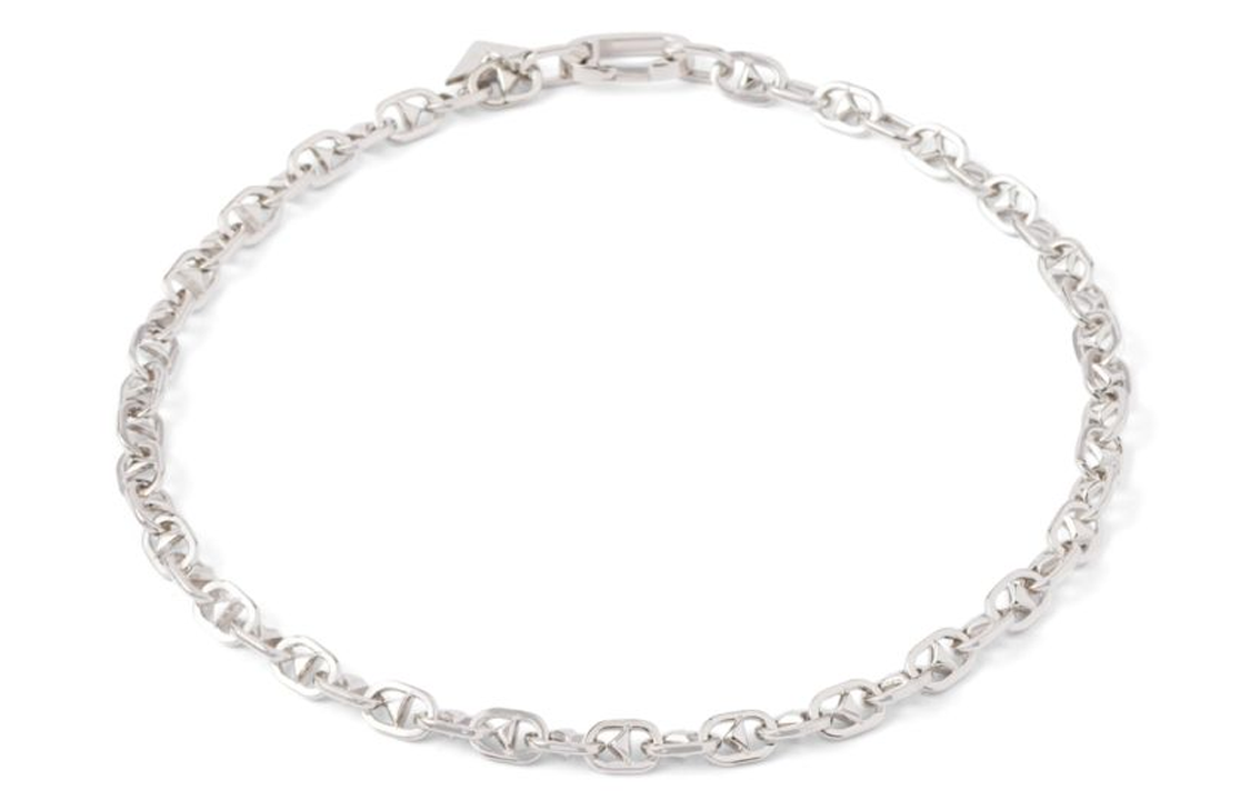 PRADA Brass Necklaces Women's Silver