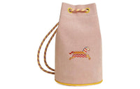 HERMES Epopee Cotton Crossbody Bag, Shoulder Bag Kids' Cinnabar Red