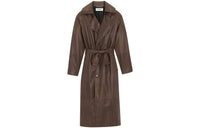 SAINT LAURENT Coats Women's Brown