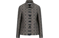 DIOR Geometric Patterned Casual Jacket