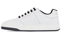 SAINT LAURENT SL/61 Low Top Stylish Skateboarding Shoes Women's White Black