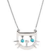 DIOR Trotter Plaque Pendant Necklace