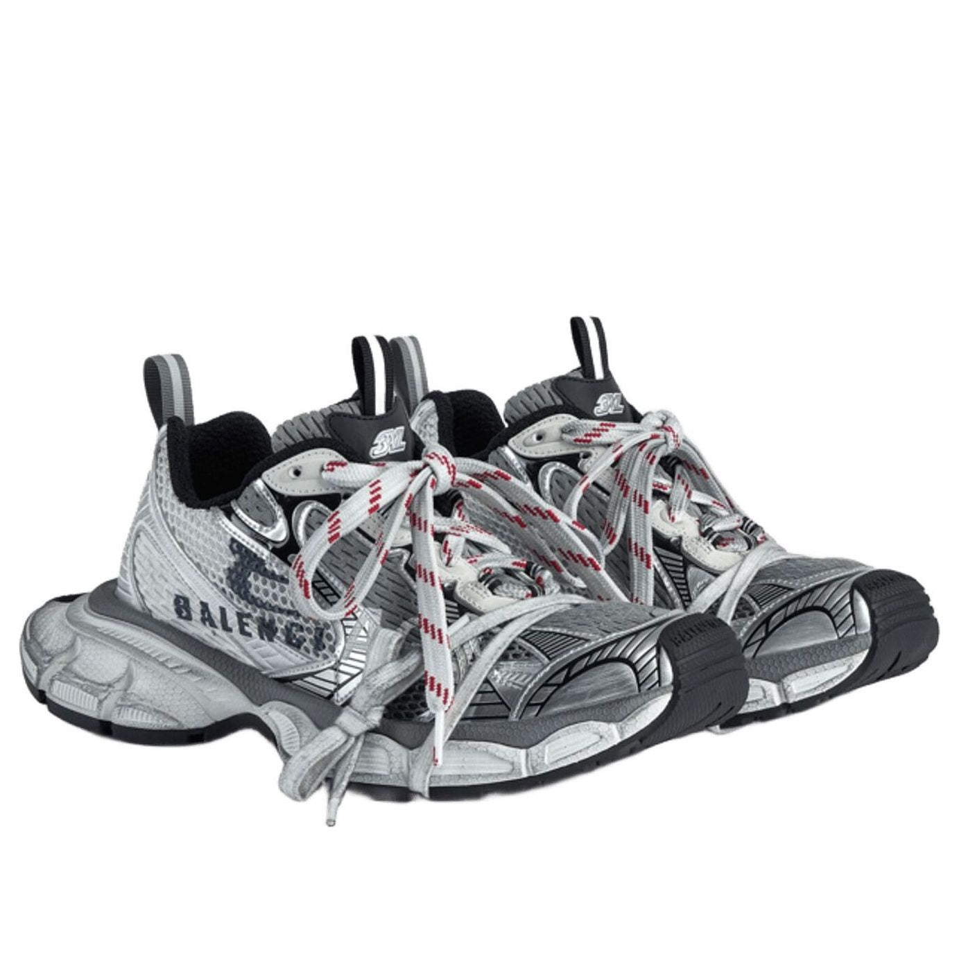 Balenciaga 3XL Split Logo Sneaker 'White Navy Grey" 840090W3XSG9239