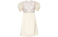 MIU MIU Short-Sleeved Dresses Women's Light Beige