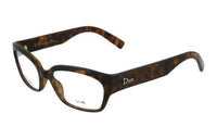 DIOR Acetate Square Eyeglass Frames Men's Tortoiseshell